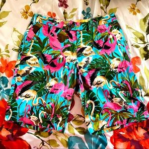 Loudmouth Flamingo Golf Shorts Large